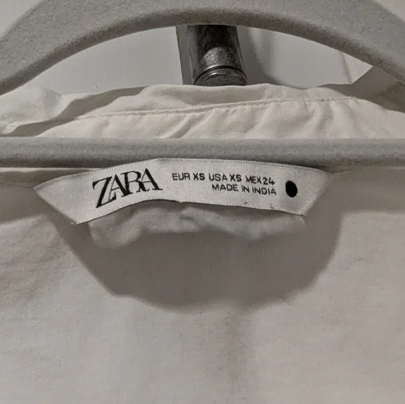 Zara White Button Down - Picture 6 of 7